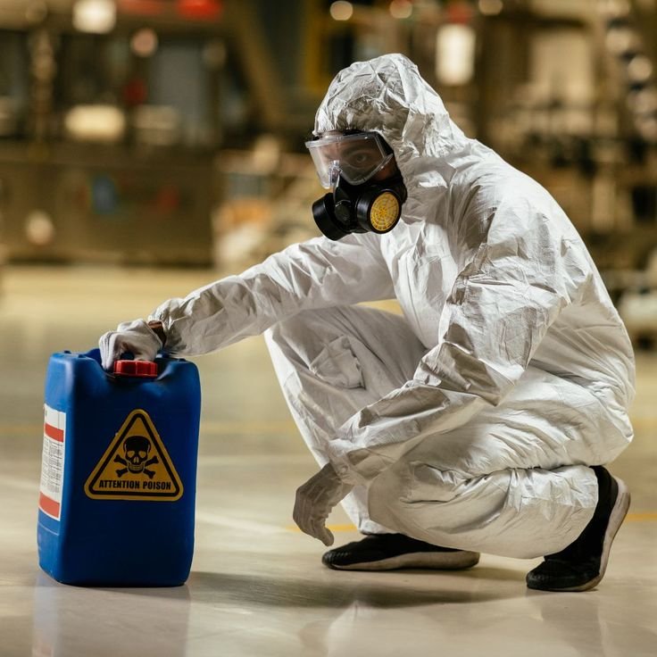 Tatortreiniger bei der Arbeit